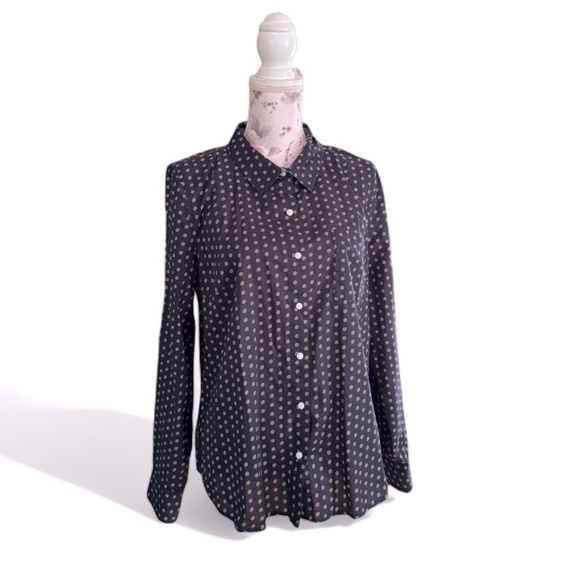 Tommy Hilfiger Flower Printed Dot Long-sleeve (Women) - Picture 1 of 3